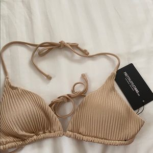 PLT GOLD TRIANGLE BIKINI TOP